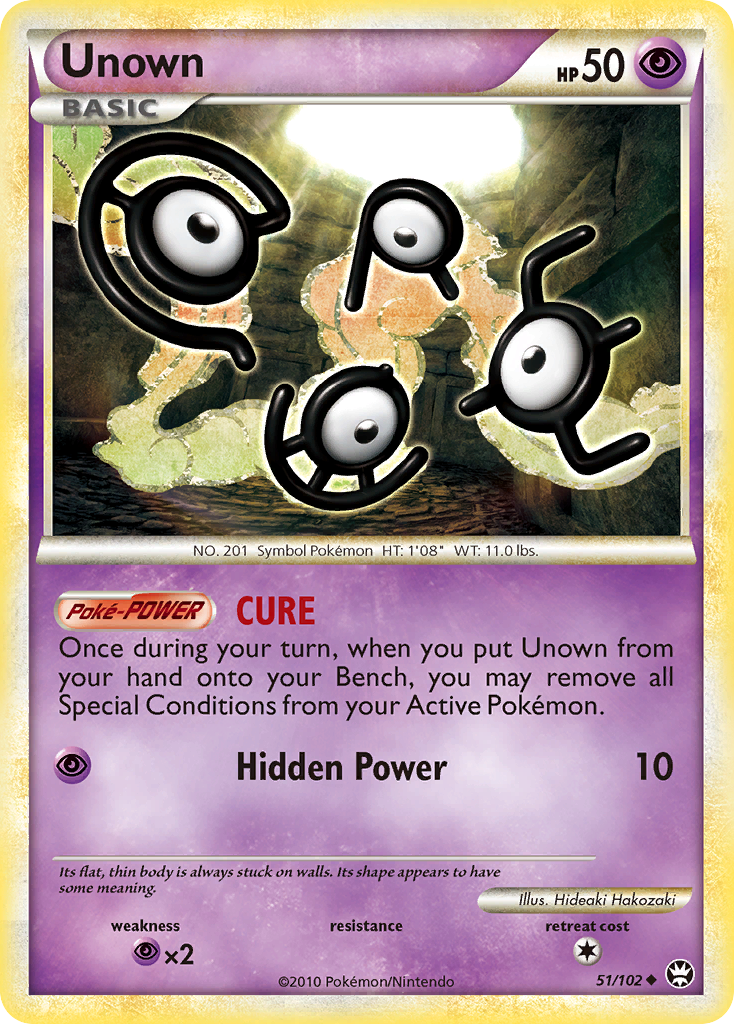 Unown (51/102) [HeartGold & SoulSilver: Triumphant] | North of Exile Games