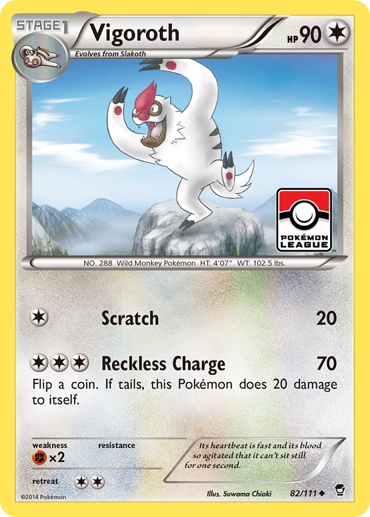 Vigoroth (82/111) [XY: Furious Fists] | North of Exile Games