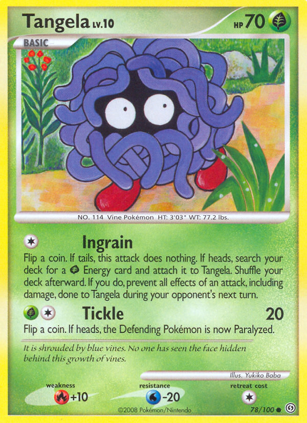 Tangela (78/100) [Diamond & Pearl: Stormfront] | North of Exile Games