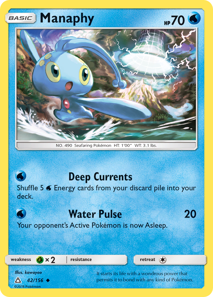 Manaphy (42/156) [Sun & Moon: Ultra Prism] | North of Exile Games