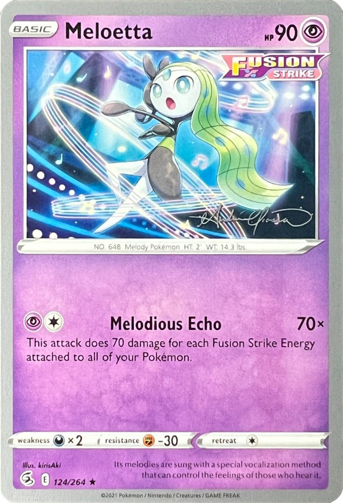 Meloetta (124/264) (The Shape of Mew - Andre Chiasson) [World Championships 2022] | North of Exile Games