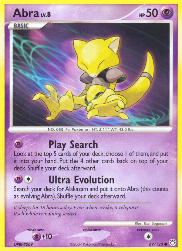 Abra (69/123) [Diamond & Pearl: Mysterious Treasures] | North of Exile Games