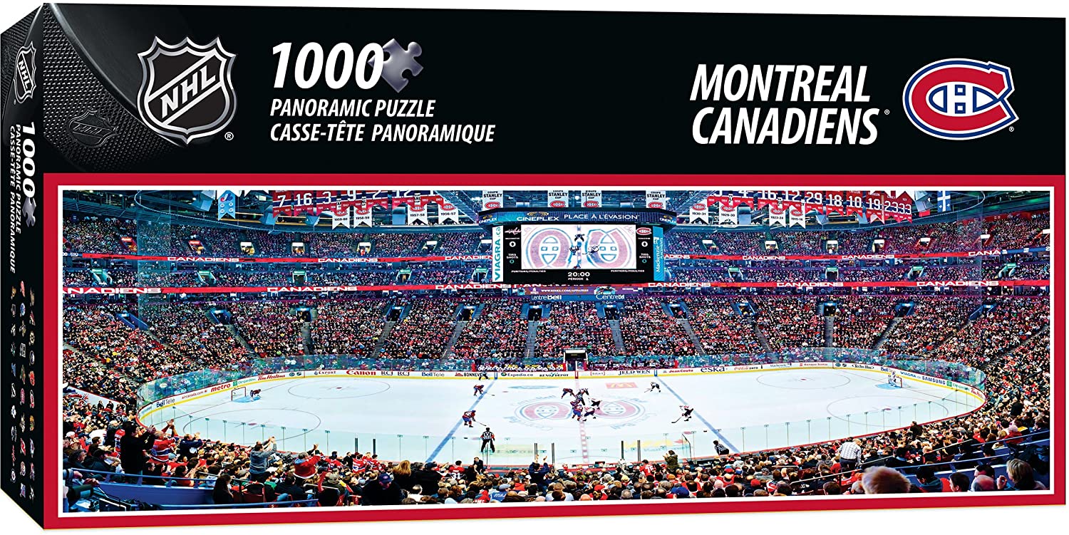 Puzzle: 1000 pcs - NHL Montreal Canadiens panoramic | North of Exile Games