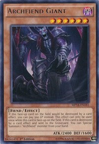 Archfiend Giant [MP14-EN181] Rare | North of Exile Games