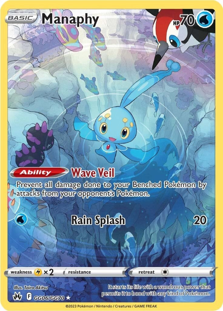Manaphy (GG06/GG70) [Sword & Shield: Crown Zenith] | North of Exile Games