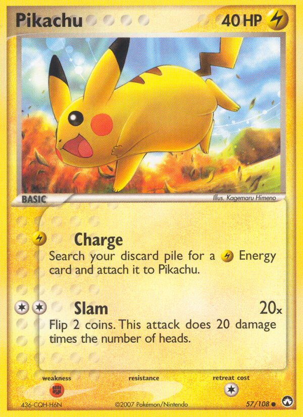 Pikachu (57/108) [EX: Power Keepers] | North of Exile Games