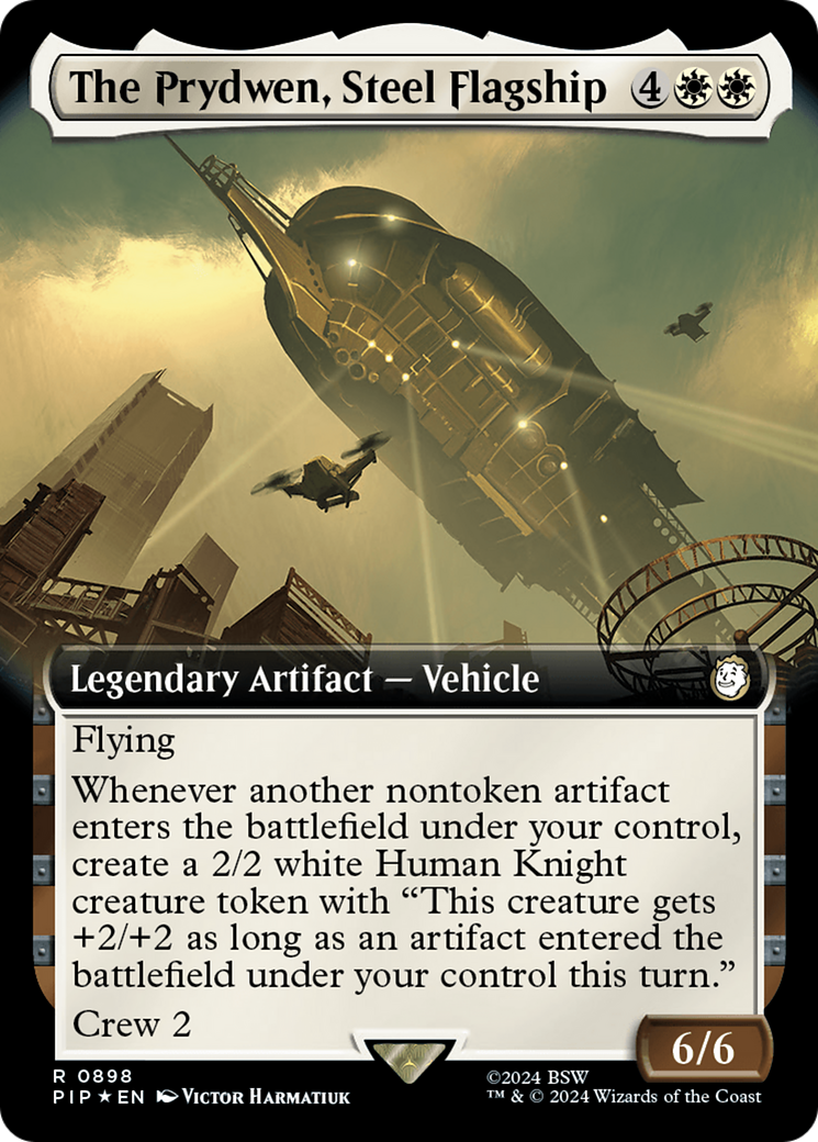 The Prydwen, Steel Flagship (Extended Art) (Surge Foil) [Fallout] | North of Exile Games