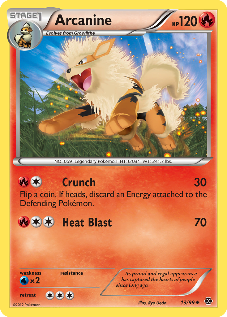 Arcanine (13/99) [Black & White: Next Destinies] | North of Exile Games