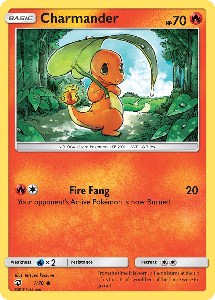 Charmander (1/70) [Sun & Moon: Dragon Majesty] | North of Exile Games