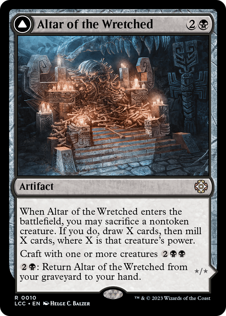Altar of the Wretched // Wretched Bonemass [The Lost Caverns of Ixalan Commander] | North of Exile Games