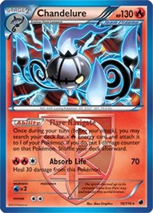 Chandelure (16/116) (Theme Deck Exclusive) [Black & White: Plasma Freeze] | North of Exile Games