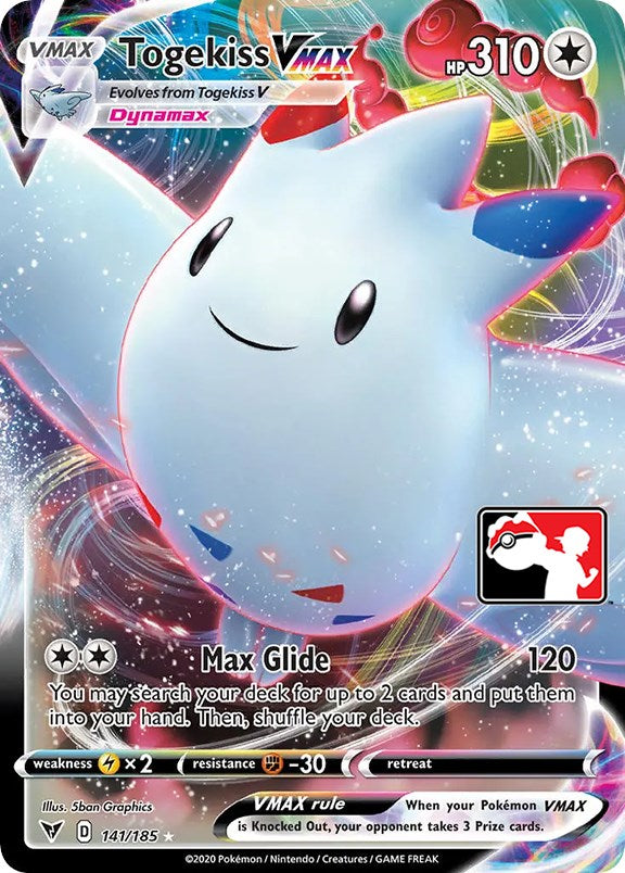 Togekiss VMAX (141/185) [Prize Pack Series One] | North of Exile Games