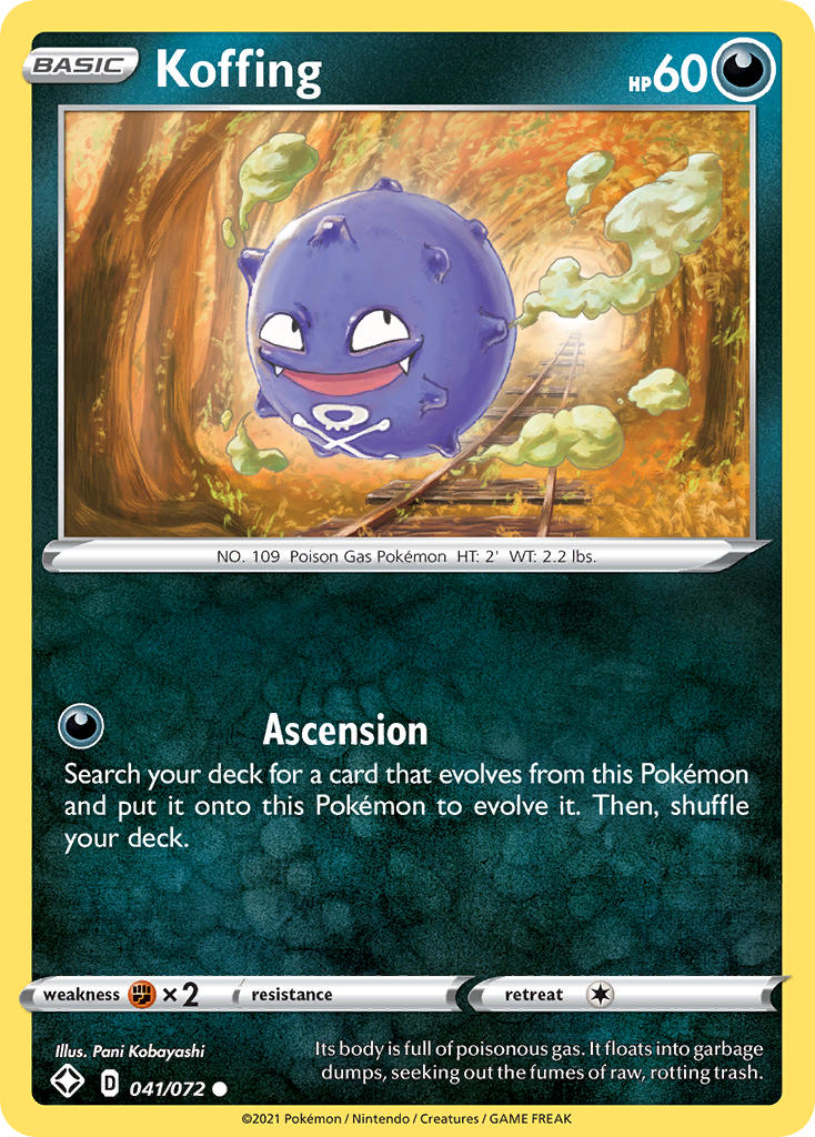 Koffing (041/072) [Sword & Shield: Shining Fates] | North of Exile Games
