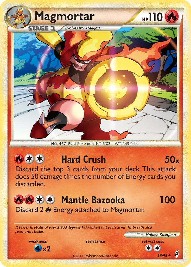 Magmortar (16/95) (Theme Deck Exclusive) [HeartGold & SoulSilver: Call of Legends] | North of Exile Games