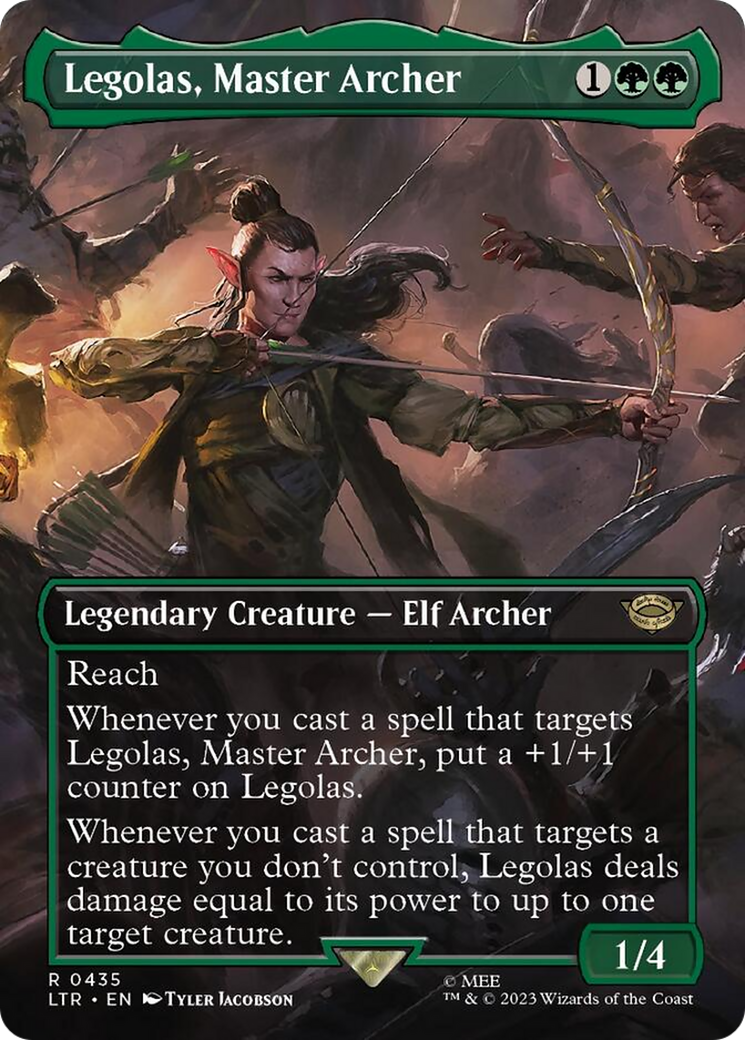 Legolas, Master Archer (Borderless Alternate Art) [The Lord of the Rings: Tales of Middle-Earth] | North of Exile Games