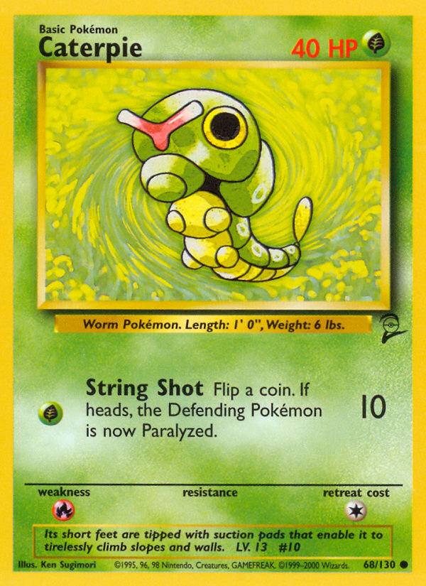 Caterpie (68/130) [Base Set 2] | North of Exile Games