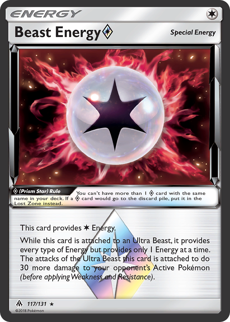 Beast Energy (117/131) (Prism Star) [Sun & Moon: Forbidden Light] | North of Exile Games
