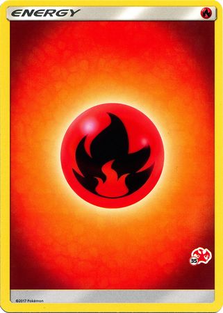 Fire Energy (Charizard Stamp #35) [Battle Academy 2020] | North of Exile Games