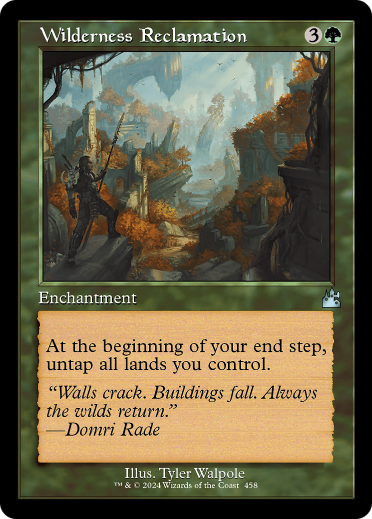 Wilderness Reclamation [Ravnica Remastered] | North of Exile Games