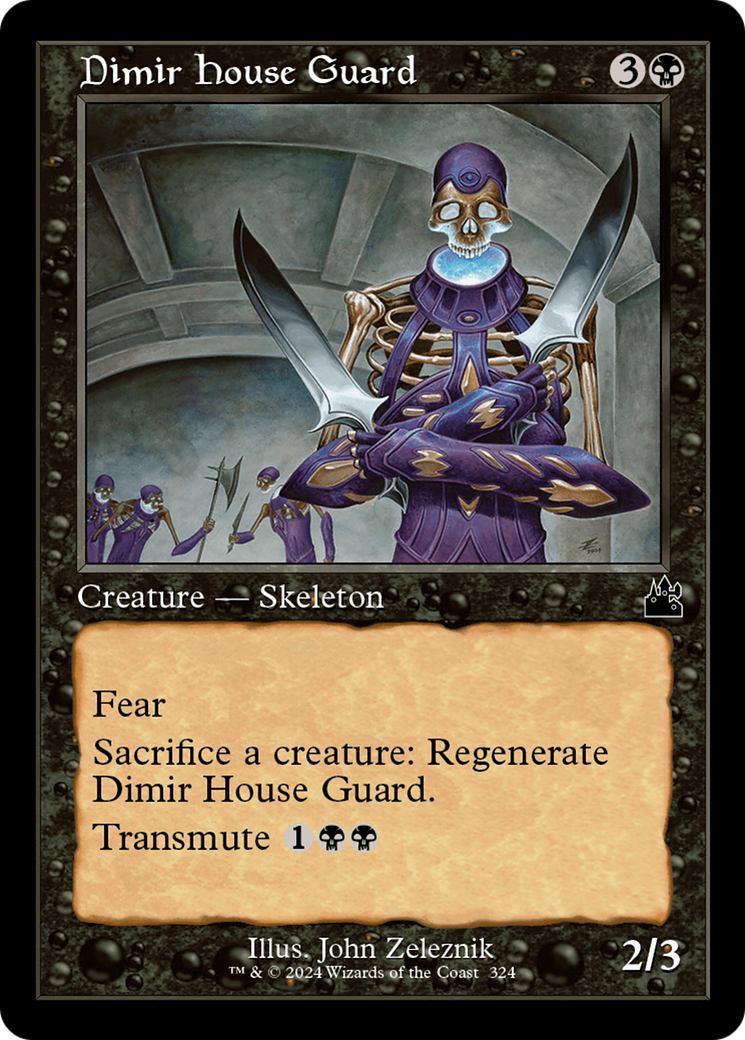 Dimir House Guard (Retro Frame) [Ravnica Remastered] | North of Exile Games
