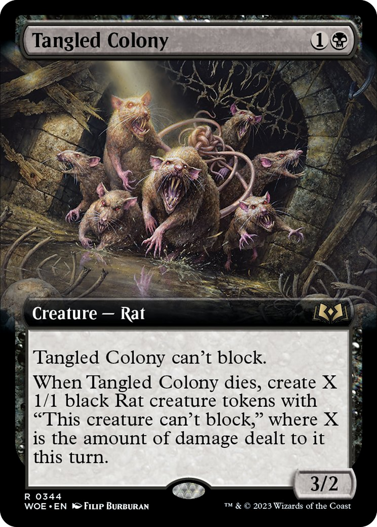 Tangled Colony (Extended Art) [Wilds of Eldraine] | North of Exile Games