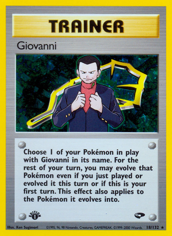 Giovanni (18/132) [Gym Challenge 1st Edition] | North of Exile Games