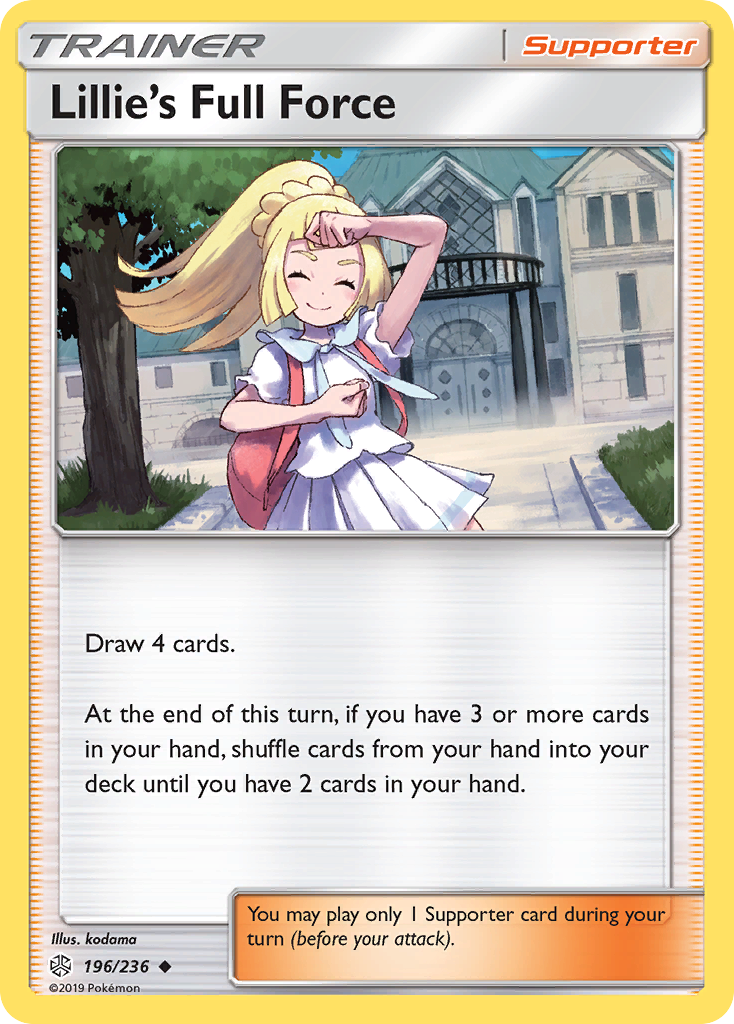 Lillie's Full Force (196/236) [Sun & Moon: Cosmic Eclipse] | North of Exile Games