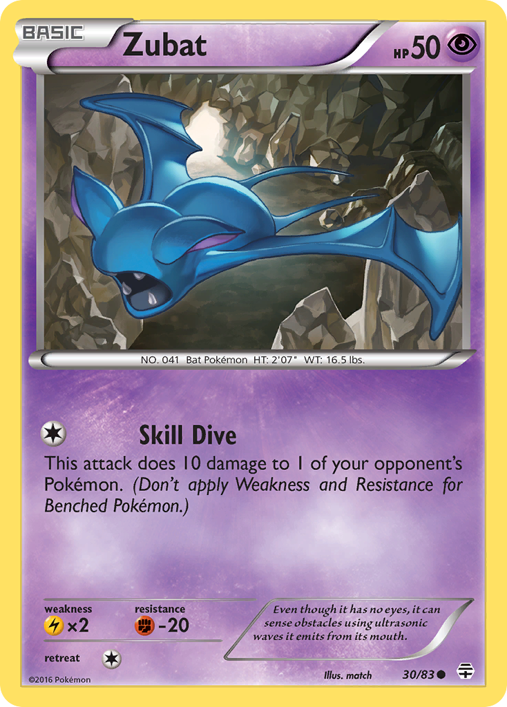 Zubat (30/83) [XY: Generations] | North of Exile Games