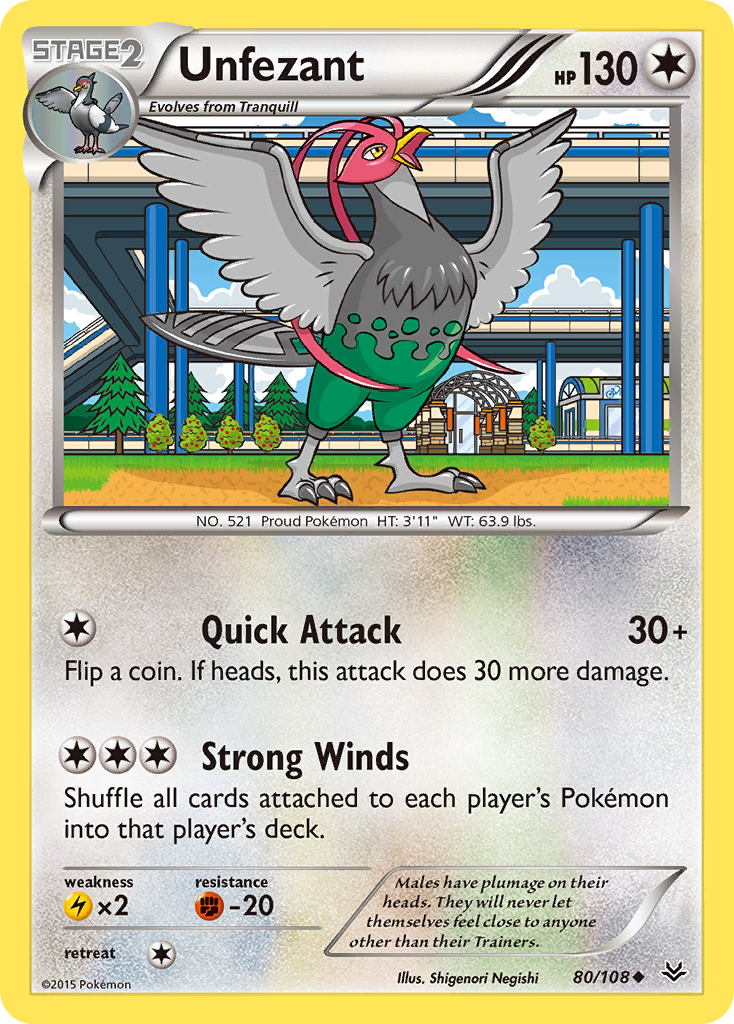 Unfezant (80/108) [XY: Roaring Skies] | North of Exile Games