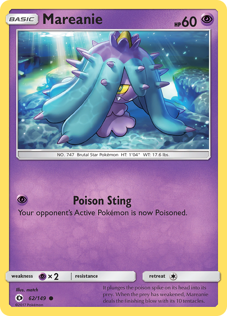 Mareanie (62/149) [Sun & Moon: Base Set] | North of Exile Games