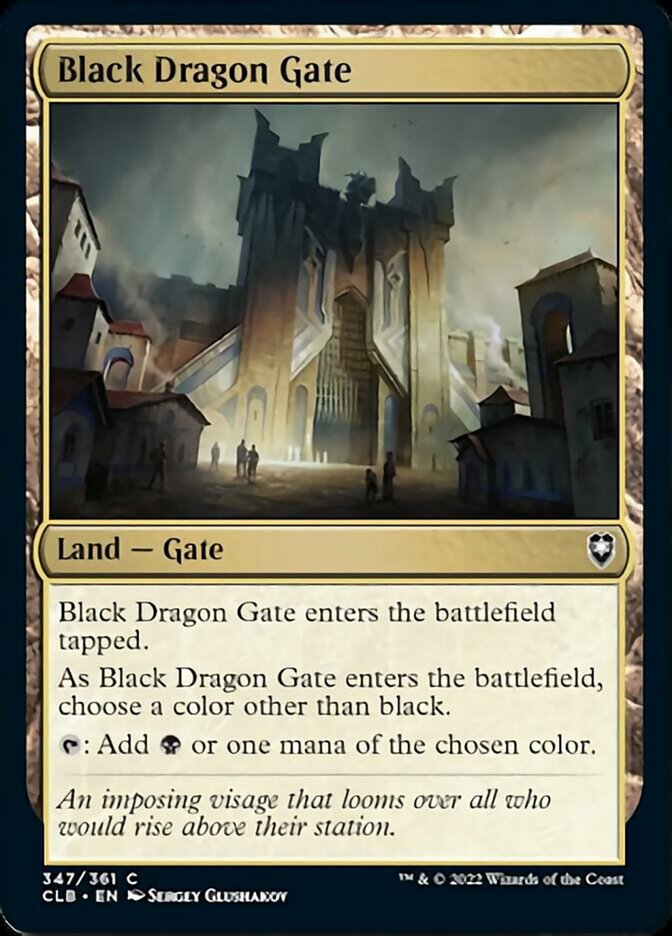 Black Dragon Gate [Commander Legends: Battle for Baldur's Gate] | North of Exile Games