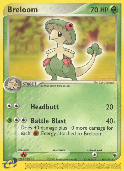 Breloom (16/109) [EX: Ruby & Sapphire] | North of Exile Games