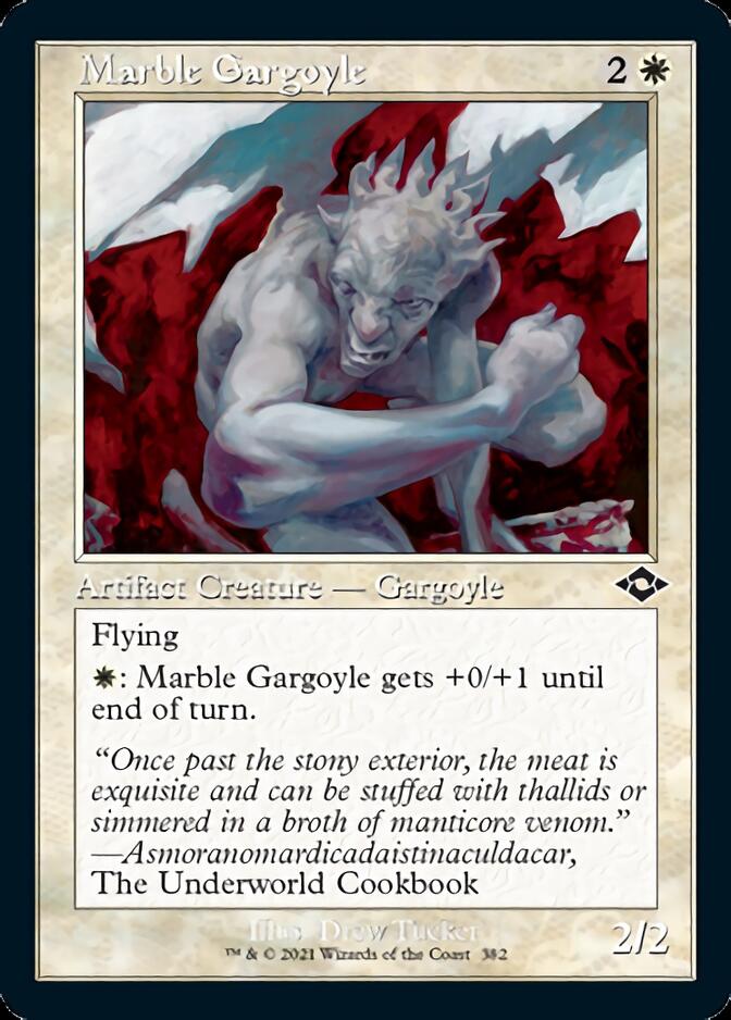 Marble Gargoyle (Retro Foil Etched) [Modern Horizons 2] | North of Exile Games
