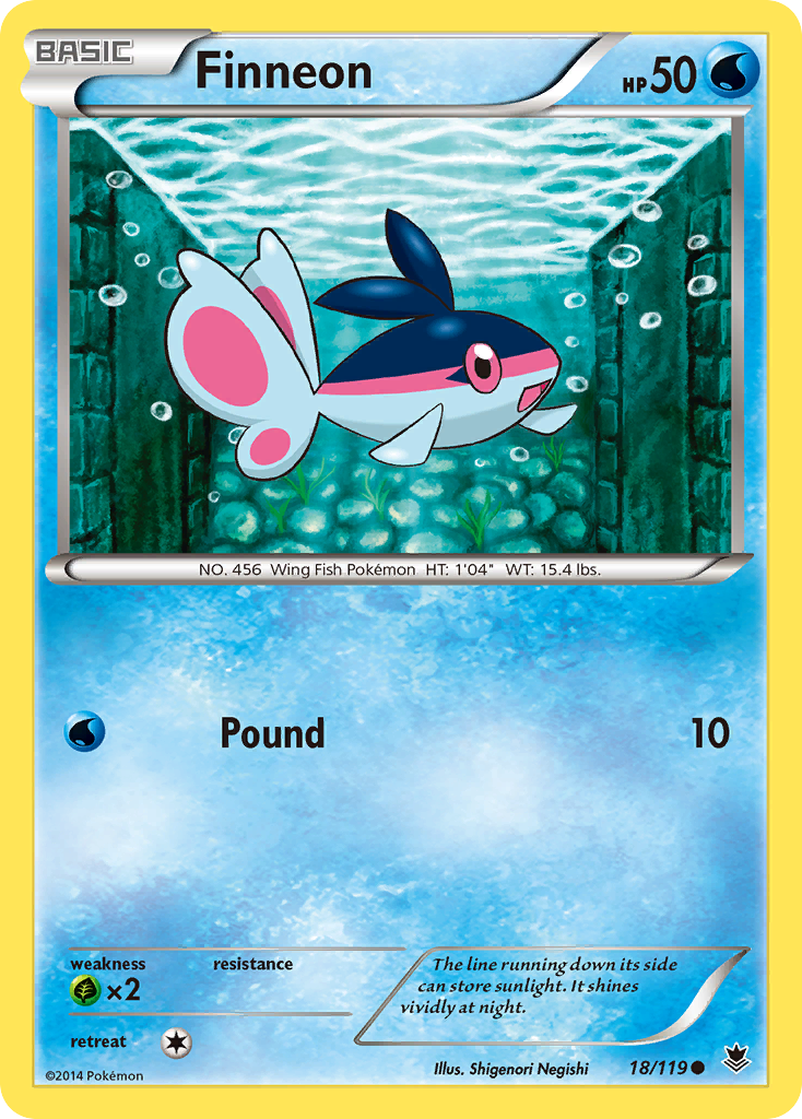 Finneon (18/119) [XY: Phantom Forces] | North of Exile Games
