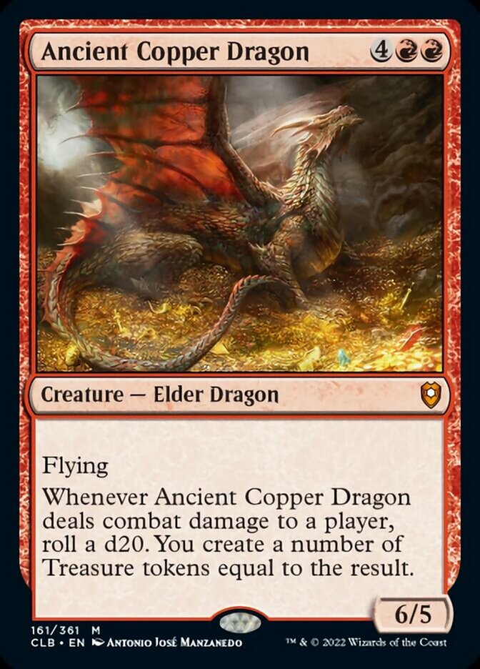 Ancient Copper Dragon [Commander Legends: Battle for Baldur's Gate] | North of Exile Games