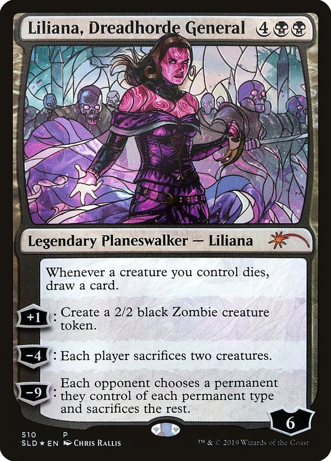 Liliana, Dreadhorde General (Stained Glass) [Secret Lair Drop Promos] | North of Exile Games