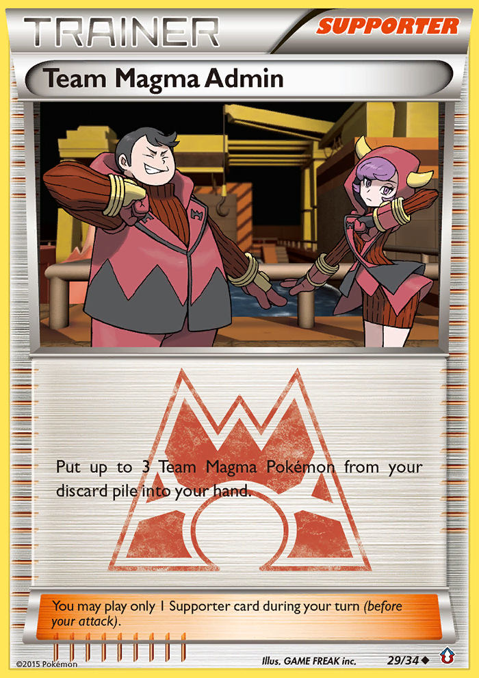 Team Magma Admin (29/34) [XY: Double Crisis] | North of Exile Games