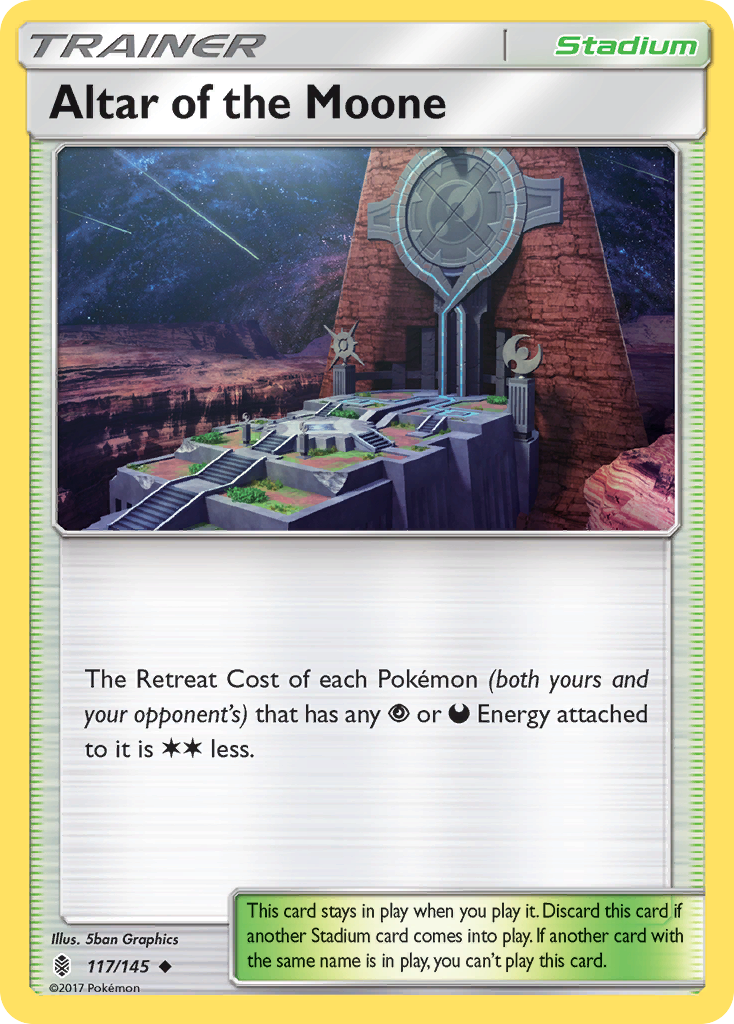 Altar of the Moone (117/145) [Sun & Moon: Guardians Rising] | North of Exile Games