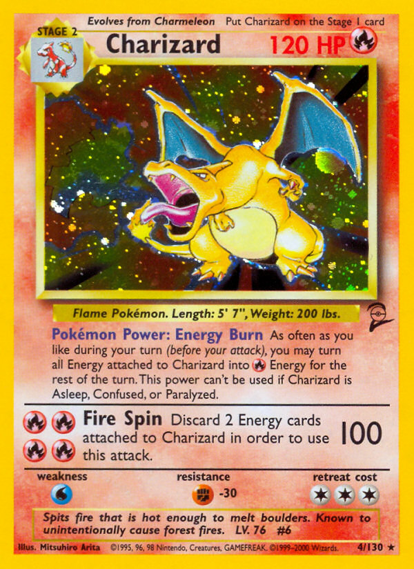 Charizard (4/130) [Base Set 2] | North of Exile Games