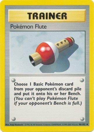 Pokemon Flute (86/102) [Base Set Unlimited] | North of Exile Games