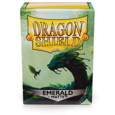 Dragon Shield Sleeves: Matte Emerald (Box Of 100) | North of Exile Games