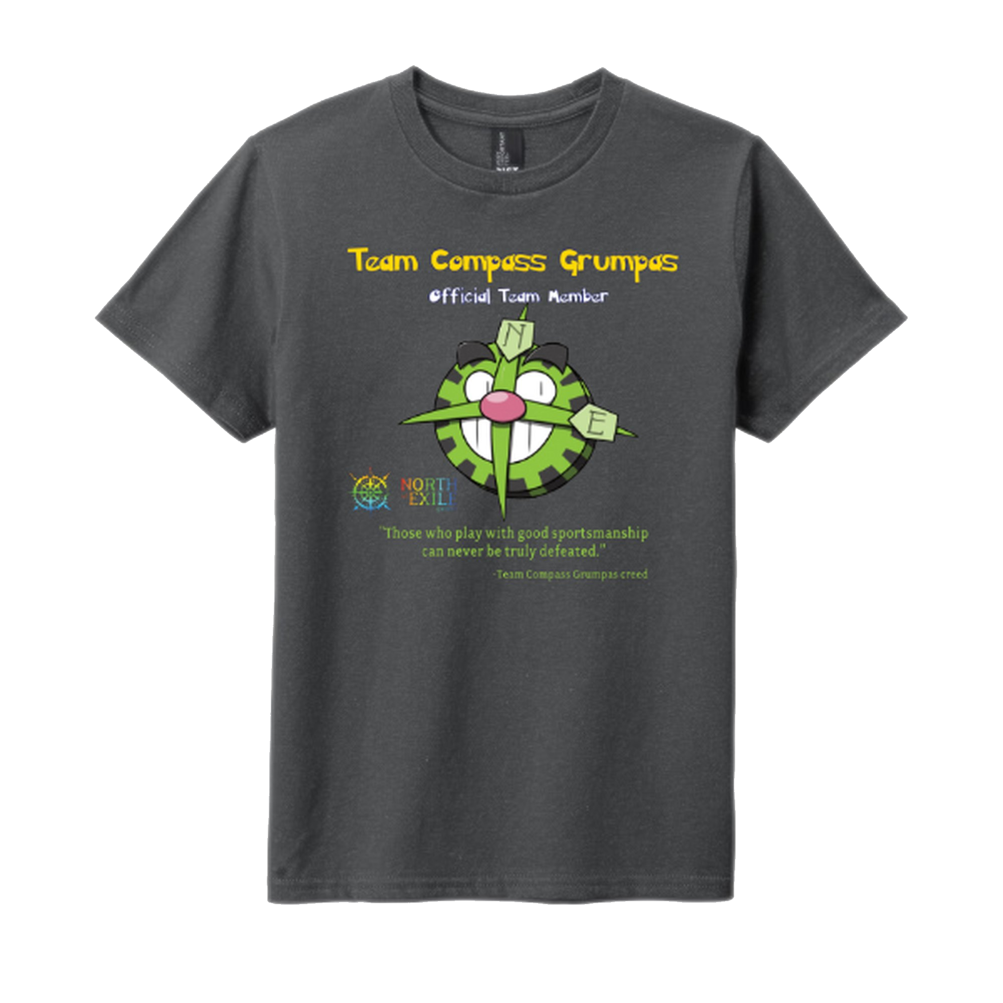 North Of Exile Youth Tee - Team Compass Grumpas | North of Exile Games