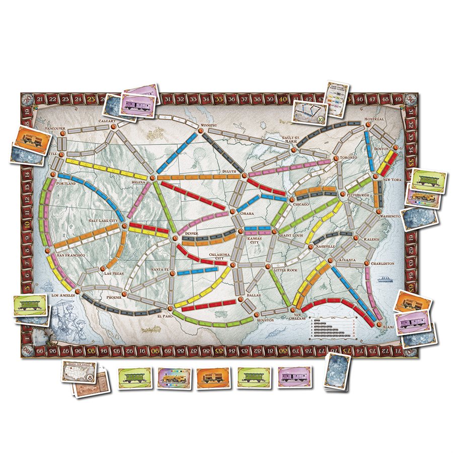 Les Aventuriers Du Rail (Ticket to Ride FR edition) | North of Exile Games