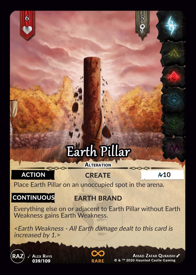 Earth Pillar (RAZ,  39/109) | North of Exile Games