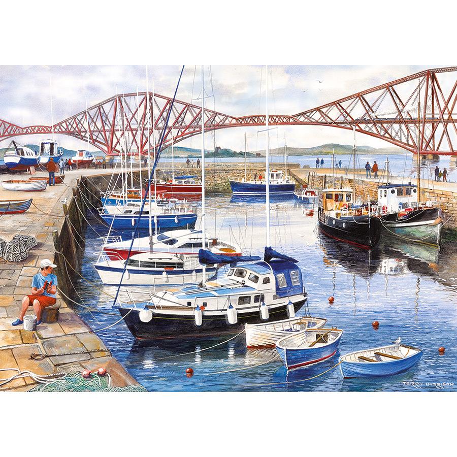 Puzzle: 1000 pcs - Queensferry Harbour | North of Exile Games
