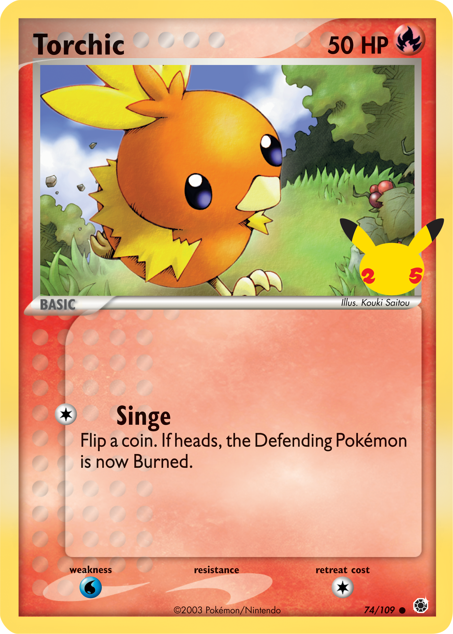 Torchic (74/109) [First Partner Pack] | North of Exile Games