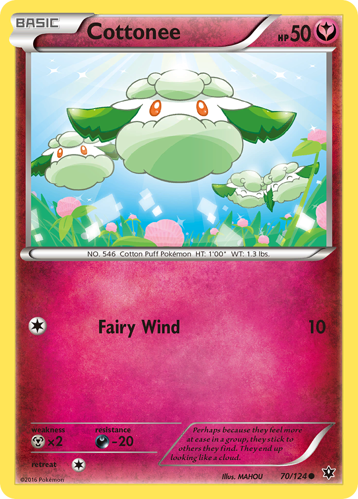 Cottonee (70/124) [XY: Fates Collide] | North of Exile Games