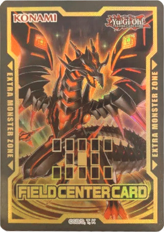 Field Center Card: Darkness Metal, the Dragon of Dark Steel (Back to Duel) Promo | North of Exile Games