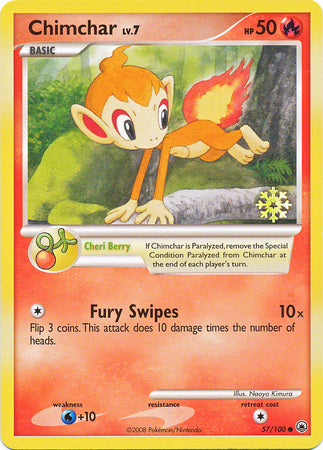 Chimchar (57/100) [Countdown Calendar Promos] | North of Exile Games