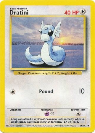 Dratini (26/102) [Base Set Unlimited] | North of Exile Games